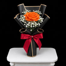 Load image into Gallery viewer, Orange Rose Single Steam