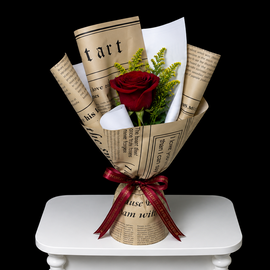 Red Rose Single Stem