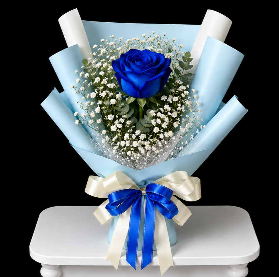 Blue Rose Single Stem