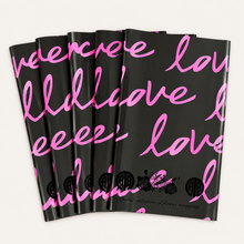 Load image into Gallery viewer, Midnight Pink Love Flower Wrapping Sheets