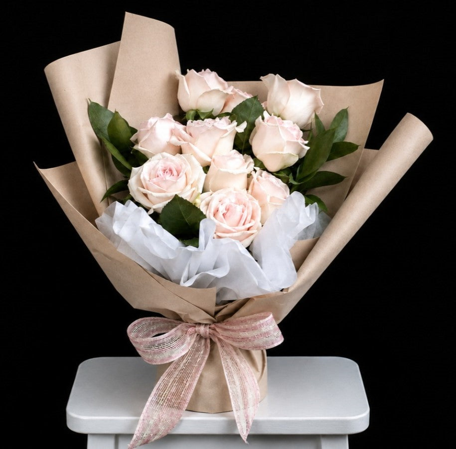 Cream Pink Elegance Bouquet