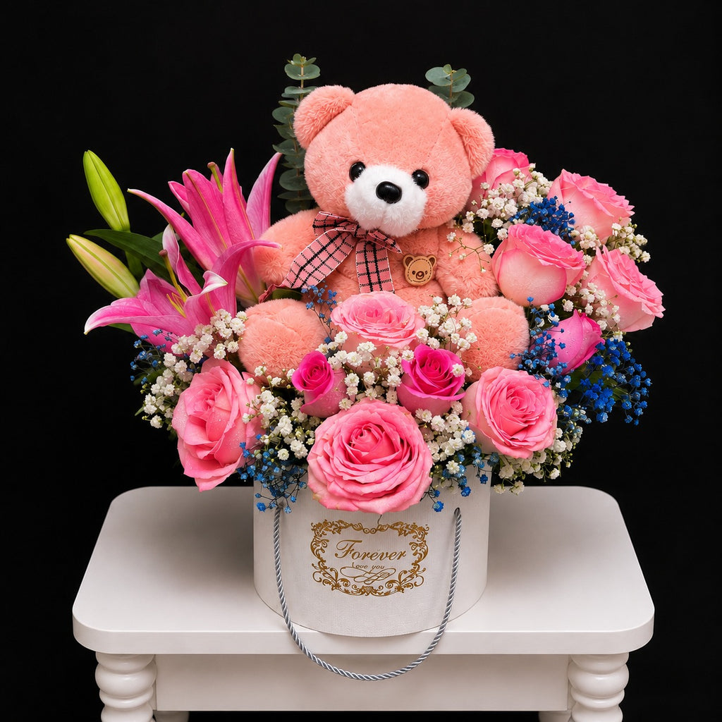 Petal Teddy Bloom Box