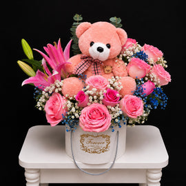 Petal Teddy Bloom Box