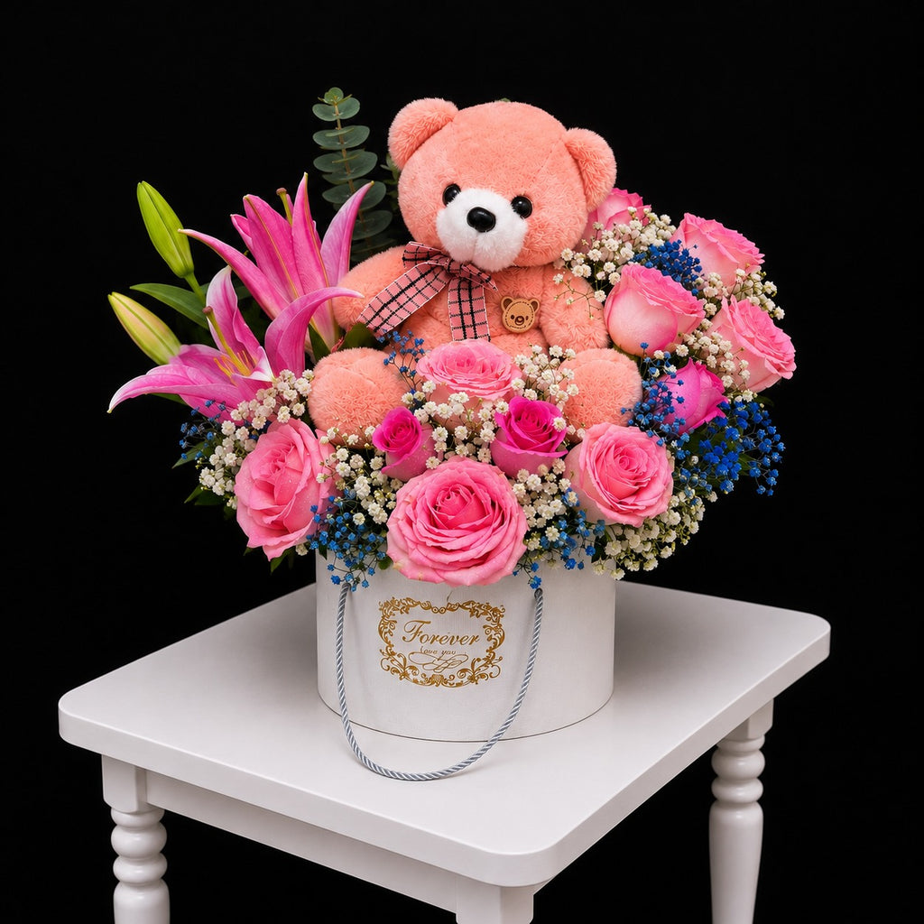 Petal Teddy Bloom Box