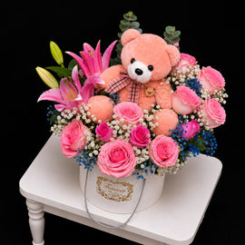 Petal Teddy Bloom Box