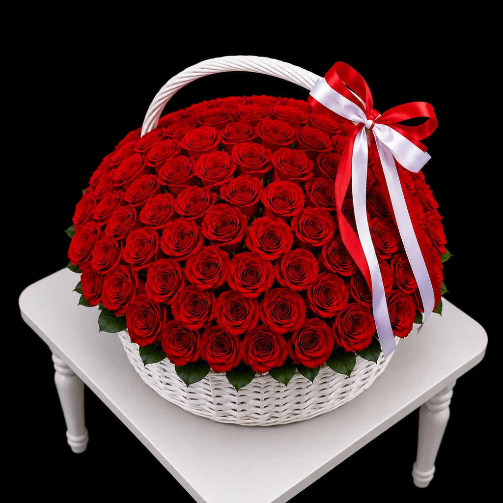 Scarlet Majesty Gift Basket